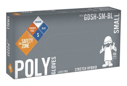 Safety Zone Economy Stretch Vinyl Powder Free Gloves