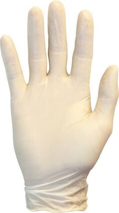 Safety Zone Heavy Duty 8 Mil Latex Powder Free Gloves - Size Medium