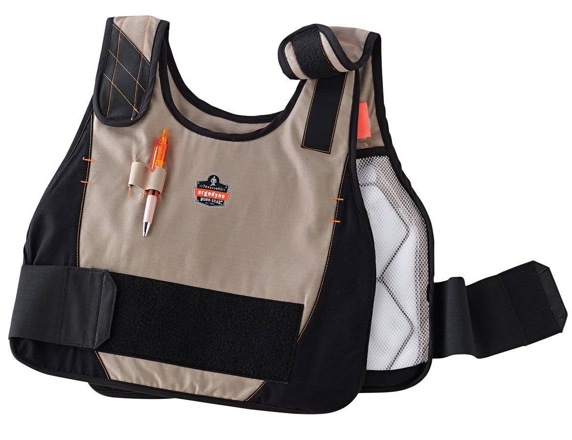 Ergodyne ChillIts 6215 Phase Change Premium Cooling Vest & Charge Pack