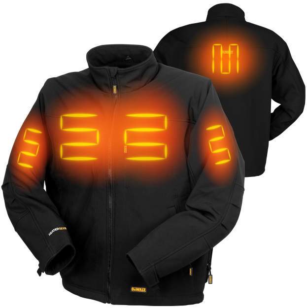 DeWalt DCHJ060ABD1 Soft Shell Work Heated Jacket PalmFlex