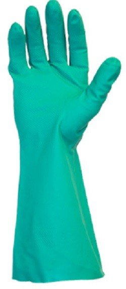 HD 11 Mil 1 Pair Unlined Green Nitrile Gloves by MyXOHome