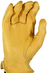 Deerskin Leather Drivers Gloves with Keystone Thumb