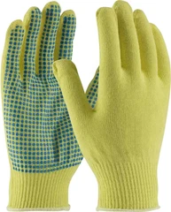 PIP Kut Gard 08-K200PD Light Weight Kevlar Gloves with PVC Dot Grip - Cut Level A2