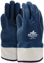 MCR Safety 9761R Predator Series Fully Coated Rough Textured Nitrile Gloves -  Cut Level A3