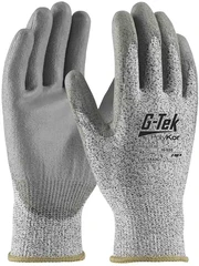 PIP G-Tek 16-530 G-Tek Seamless Knit Polykor Blended Polyurethane Coated Gloves - Cut Level A2