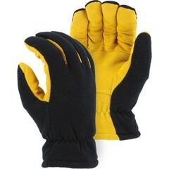 Majestic 1664 Winter Deerskin/Fleece Drivers Gloves