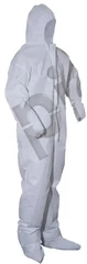 Tian's SMS White Coveralls with Hood & Boots