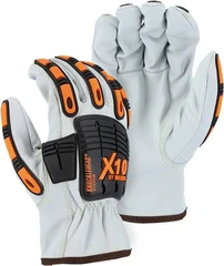 Majestic 21285A Cut-less Kevlar X10 Goatskin Drivers Glove - Cut Level A6