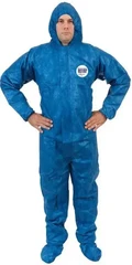 ViroGuard Microporous Coveralls with Hood, Boot, Elastic Wrist & Back