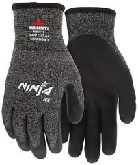 MCR Safety N9691 Ninja HPT Coated Insulated Gloves - Cut Level A4