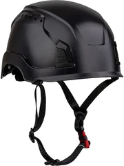 PIP Traverse Vented Industrial Climbing Helmet with HDPE Suspension and 4-Point Chin Strap - ANSI...