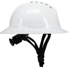 PIP Kilimanjaro Type II Full Brim Hard Hat with with 4-Point Textile Suspension and Vented Wheel ...