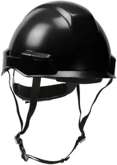 PIP Rocky Industrial Climbing Helmet with Wheel Ratchet Adjustment and 4-Point Chin Strap
