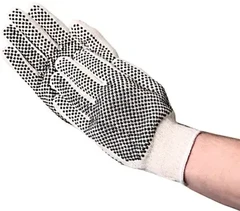 VanGuard SKVG500 Two-Sided Black PVC Dotted String Knit Gloves