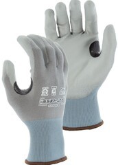 Majestic 35-7505 Cut-Less Korplex 18 Gauge Gloves with PU Palm - Cut Level A5