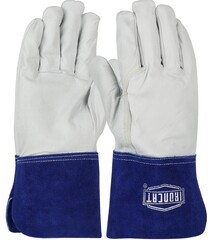 PIP Ironcat 6142 Premium Goatskin Leather TIG 5" Gauntlet Cuff Welding Gloves