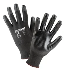 West Chester 713HGBU Black PosiGrip Gloves - Cut Level A2