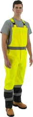 Majestic Hi Vis  Black Bottom Waterproof Bib Overalls