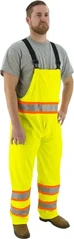 Majestic Hi Vis Waterproof Bib Overalls With DOT Striping