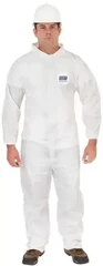 Enviroguard Tyvek-Like Liquid Resistant Coveralls with Elastic Wrists & Open Ankles