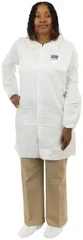 Enviroguard MP Tyvek-Like Liquid Resistant 60 Gram Lab Coats - No Pockets
