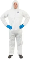 Enviroguard 50 Gram Liquid Resistant Microporous Coveralls with Hood & Elastic Cuffs