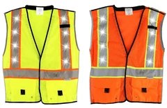 Stop-Lite Class 2 Rechargeable LED Hi Vis Safety Vest