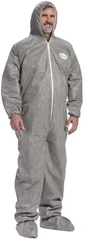 West Chester Posi M3 Gray Coveralls with Hood & Boot