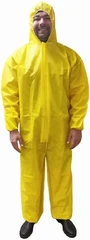 Nova-Chem Chemical Resistant Coveralls with Attached Hood, Elastic Wrist & Ankles