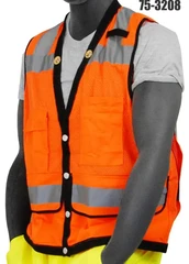 Majestic Hi-Vis Heavy Duty Compliant Vest - ANSI 2