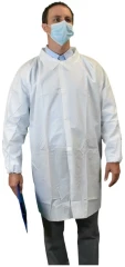Keystone Keyguard Microporous Lab Coats with Elastic Wrists - No pockets