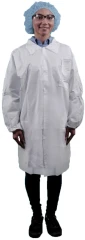 Keystone Keyguard Microporous Lab Coats with Elastic Wrists and 3 Pockets