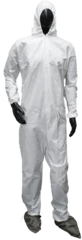 Seattle Glove Microporous Coveralls with Hood and Boots, Elastic Wrists