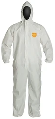 Seattle Glove ProShield Microporous Coveralls with Respirator-Fit Hood, Elastic wrists and Ankles
