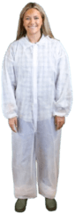 Nova-Lite Polypropylene Zipper Front Coveralls with Open Wrists & Ankles