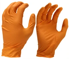 Seattle Glove Diamond Grip Heavy Duty 8 Mil Nitrile Powder Free Gloves