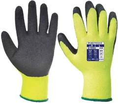 Portwest A140 Hi Vis Thermal Grip Gloves - Cut Level A1