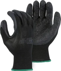 Majestic 3378BK Lightweight SuperDex Latex Palm Dipped Gloves