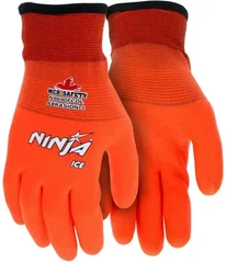 MCR Safety Ninja N9690FCO/N9690FC Fully Coated HPT Ice Insulated Gloves - Cut Level A3