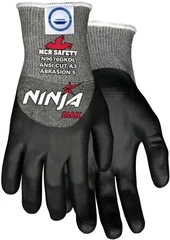 MCR Safety Cut Pro Ninja Max N9676GKD Dyneema Knuckle Coated Gloves - Cut Level A3
