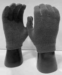 STRCHY Cotton Knit Stretchy Glove Liners - SIZE LARGE
