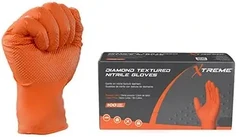 Ammex Xtreme Diamond Textured Premium 6 Mil Nitrile Powder Free Gloves