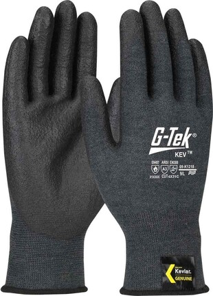 PIP 09-K1218 G-Tek KEV DuPont Kevlar Blended Touchscreen Gloves - ANSI Cut Level A3