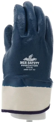 MCR Safety 9761R Predator Series Fully Coated Rough Textured Nitrile Gloves -  Cut Level A3