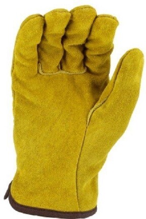Majestic 1508F Fleece Lined Split Cowhide Drivers Gloves