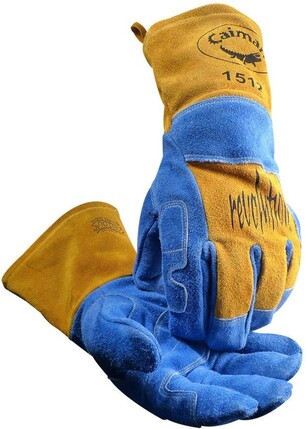 Caiman 1512 Cow Split Wool Insulated MIG/Stick/Plasma Welding Gloves - Size Large