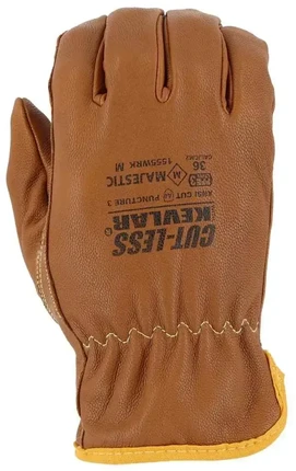 Majestic 1555WRK Cut-less Goatskin Oil & Water Resistant Gloves - Cut Level A4