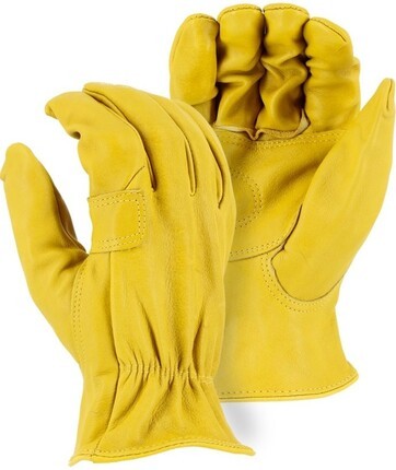 Majestic 1566 A Grade Goatskin Drivers Gloves with Double Palm