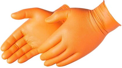 Duraskin Diamond Grip  Heavy Duty 8 Mil Nitrile Powder Free Gloves