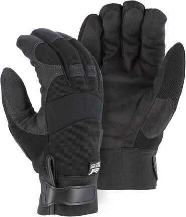 Majestic 2137BKH Winter Lined Armor Skin Gloves